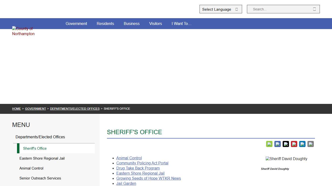 Sheriff's Office - Northampton County